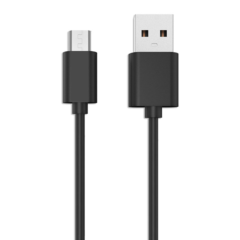 cable micro usb charge rapide noir